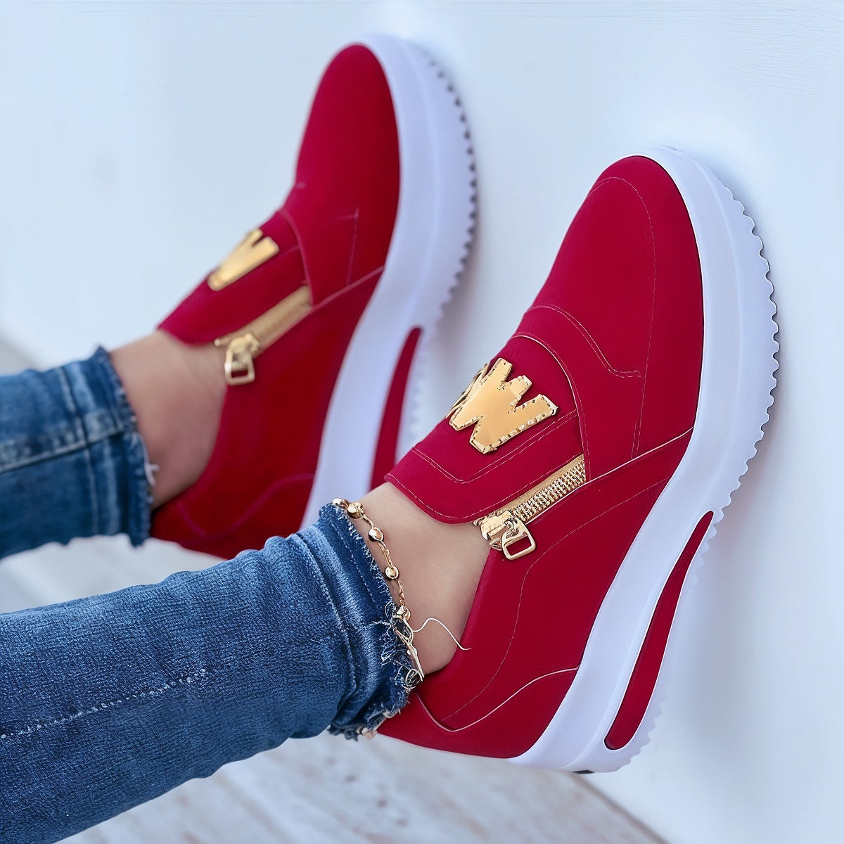 Mellina – Modne damskie buty ortopedyczne z zamkiem