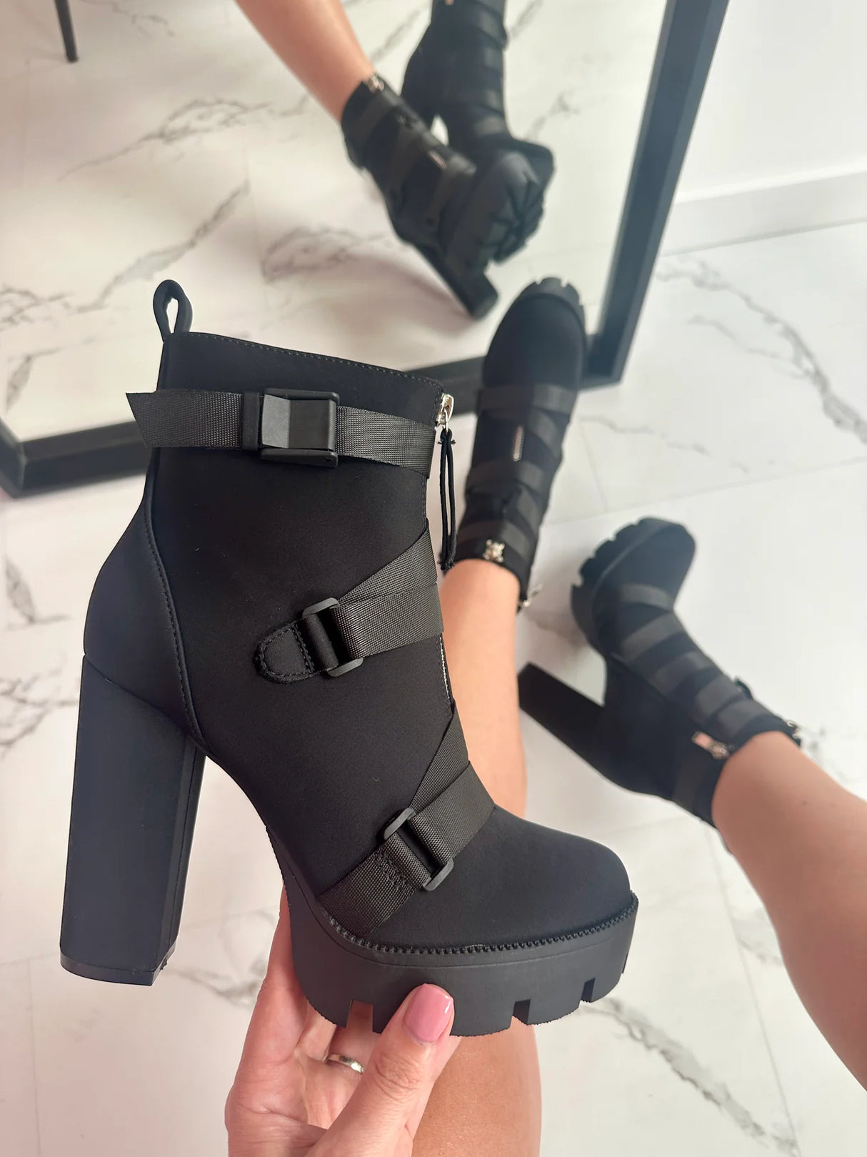 TEROL - BUTY - Czarny