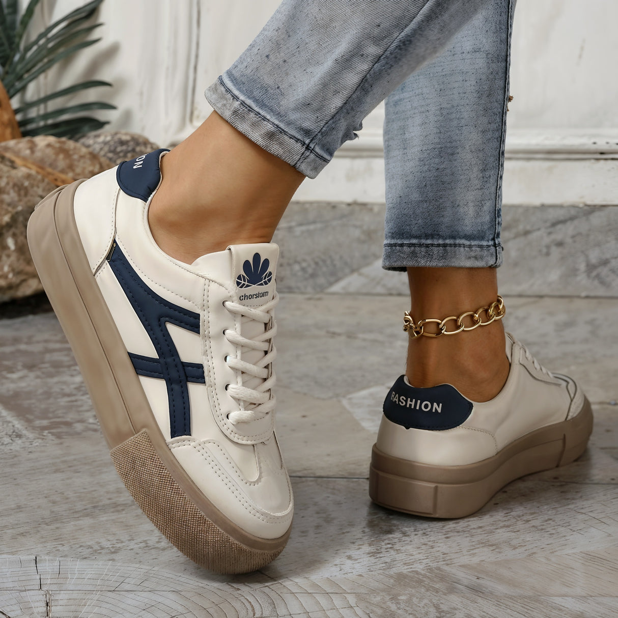 Claudia – Niezwykle Wygodne Ortopedyczne Sneakersy Damskie z Amortyzującą Podeszwą