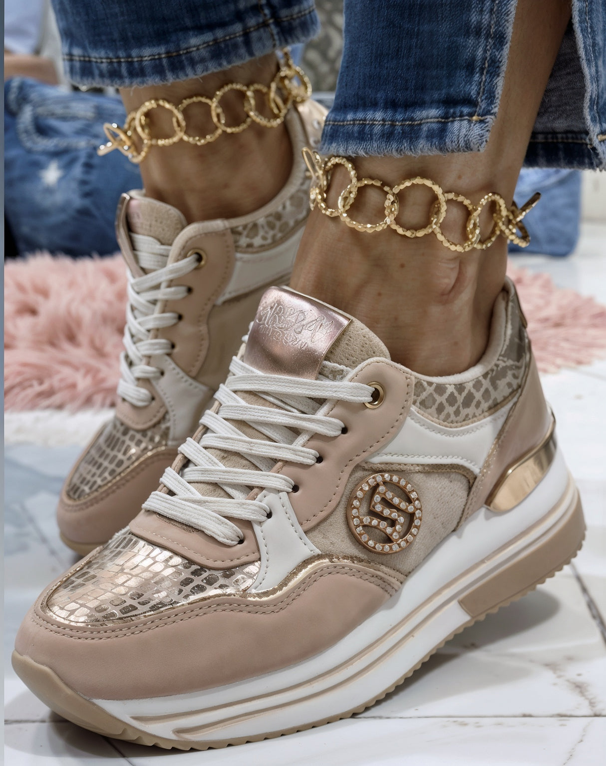 Monica – Superwygodne Ortopedyczne Sneakersy z Wspierającą Podeszwą