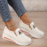Ella – Superwygodne Ortopedyczne Wsuwane Sneakersy Na Platformie