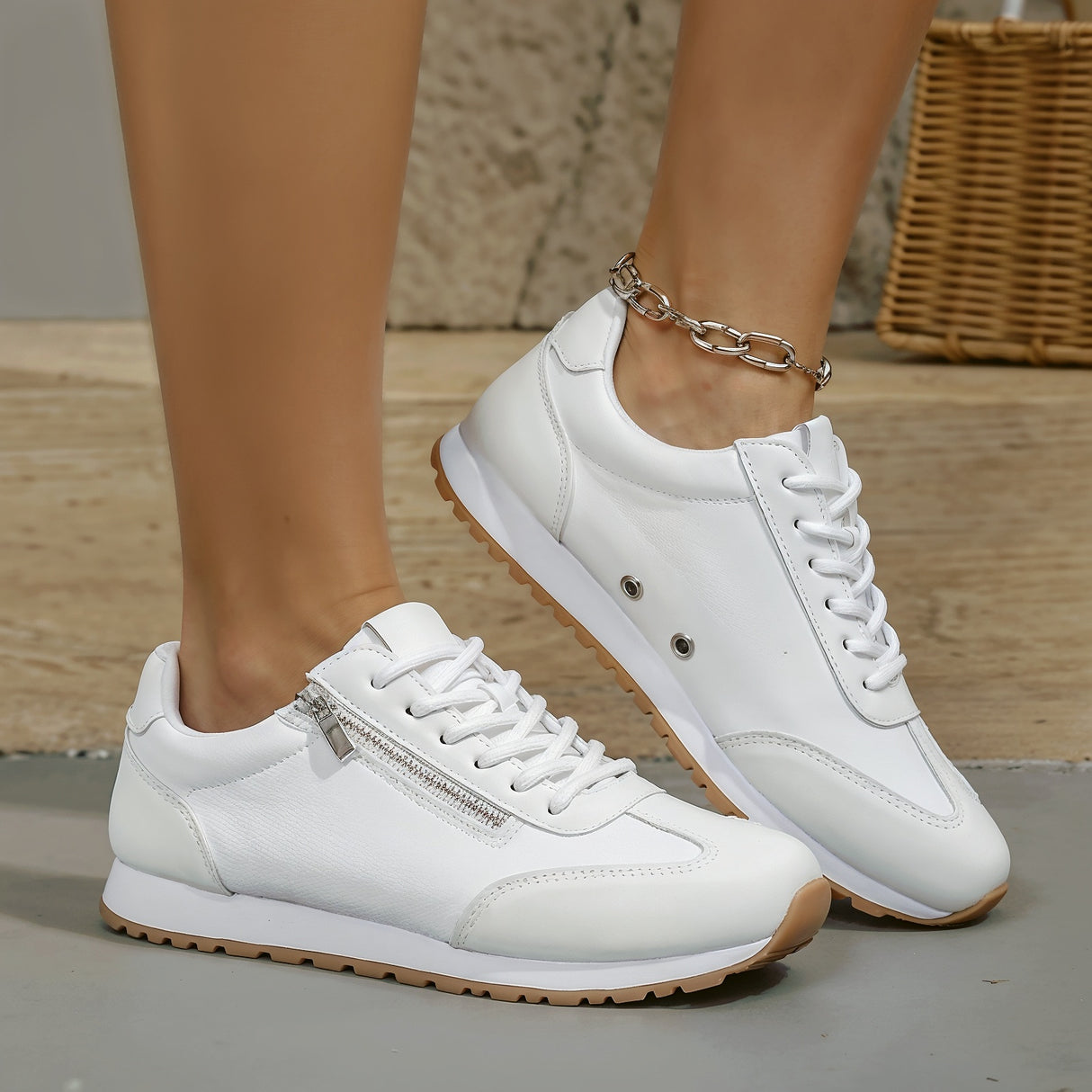 Kylie – Niezwykle Wygodne Ortopedyczne Sneakersy Damskie z Lekką Podeszwą